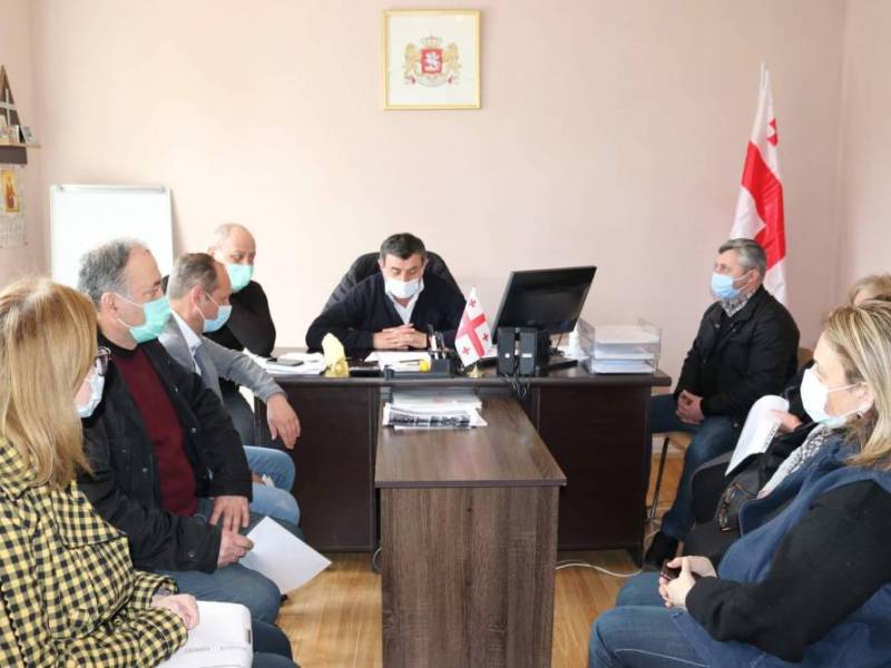 ცაგერის მუნიციპალიტეტის მერიაში,  მუნიციპალიტეტში მცხოვრები ,,შეზღუდული შესაძლებლობის...